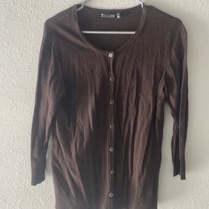 7th Avenue button up sweater